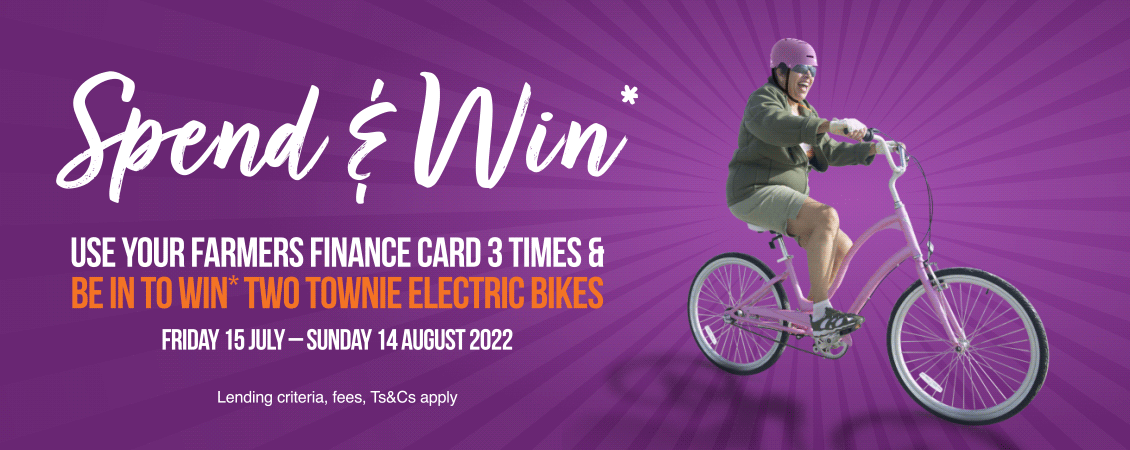 Shop and win 2 Electric Townie bikes