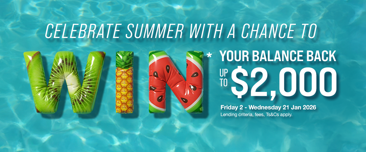 Dive Into Summer with a chance to win* your balance back.