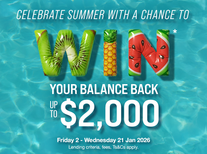 Dive Into Summer with a chance to win* your balance back.