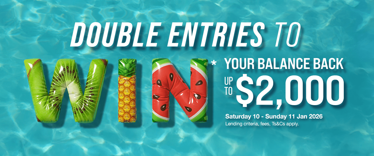 Double the splash: double entries* this weekend
