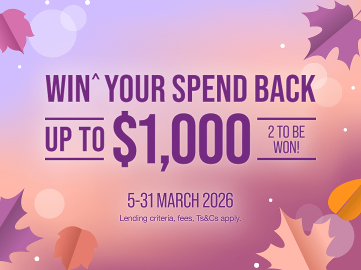 Be in to win^ your spend back up to $1,000.