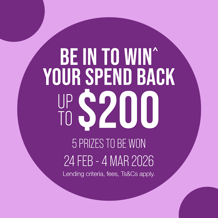 Be in to win^ your spend back up to $200.
