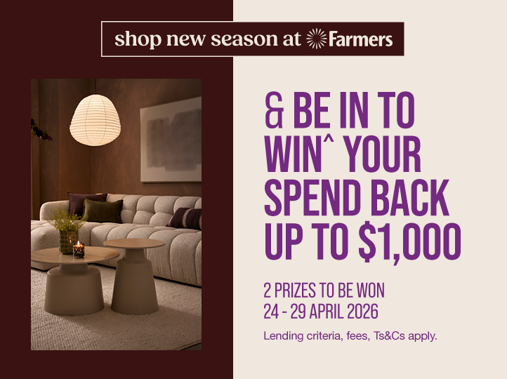 Be in to win^ your spend back up to $1,000.