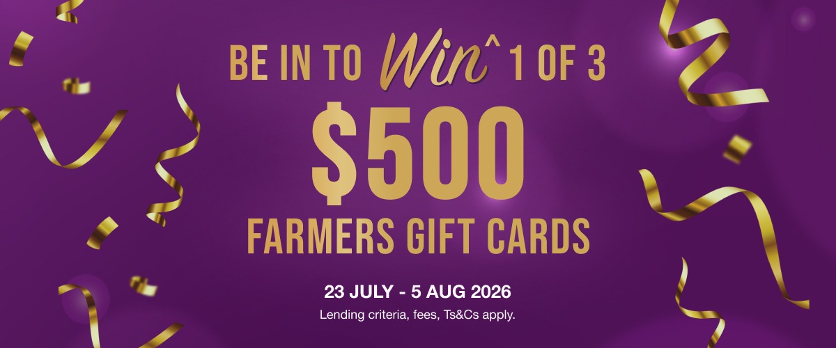 Be in to win^ a $500 gift card.