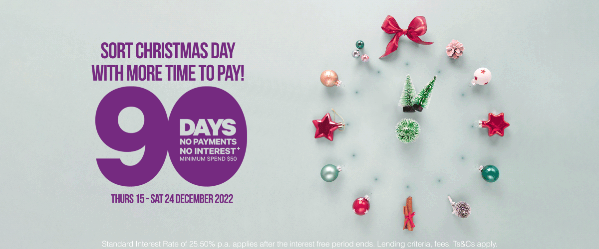 Sort Christmas day with more time to pay!