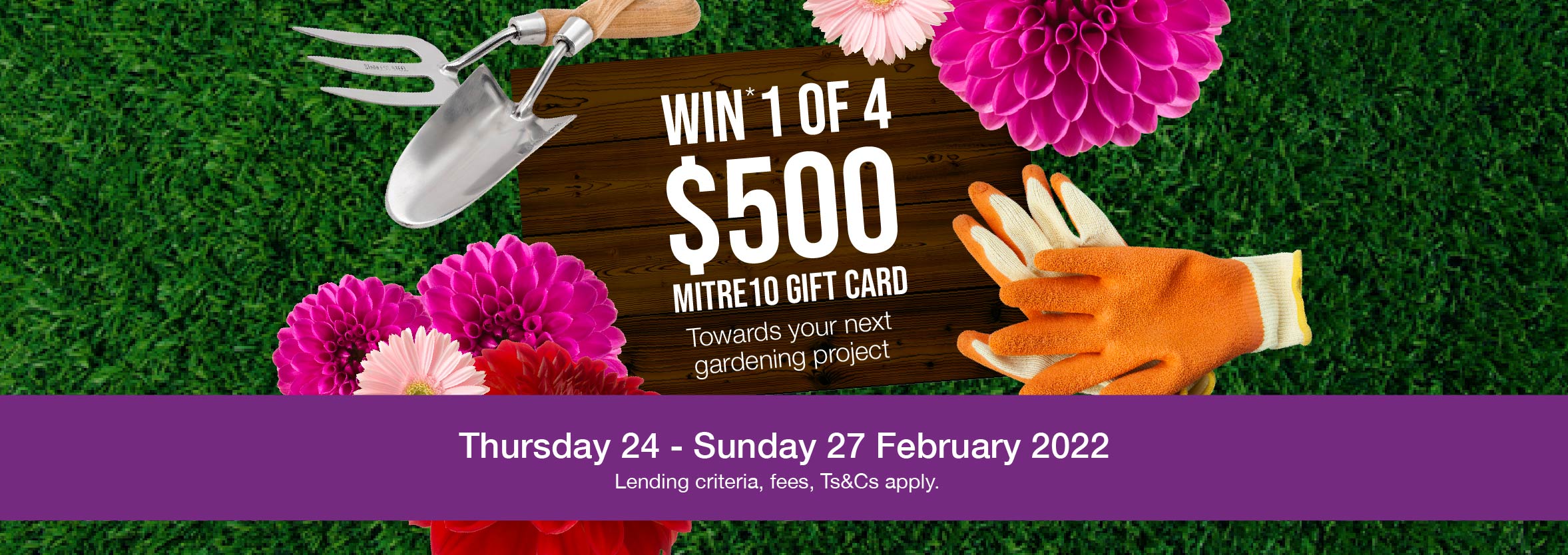 Want a Blooming Marvelous Backyard? WIN* $500 Towards your next gardening project Want a Blooming Marvelous Backyard? WIN* $500 Towards your next gardening project