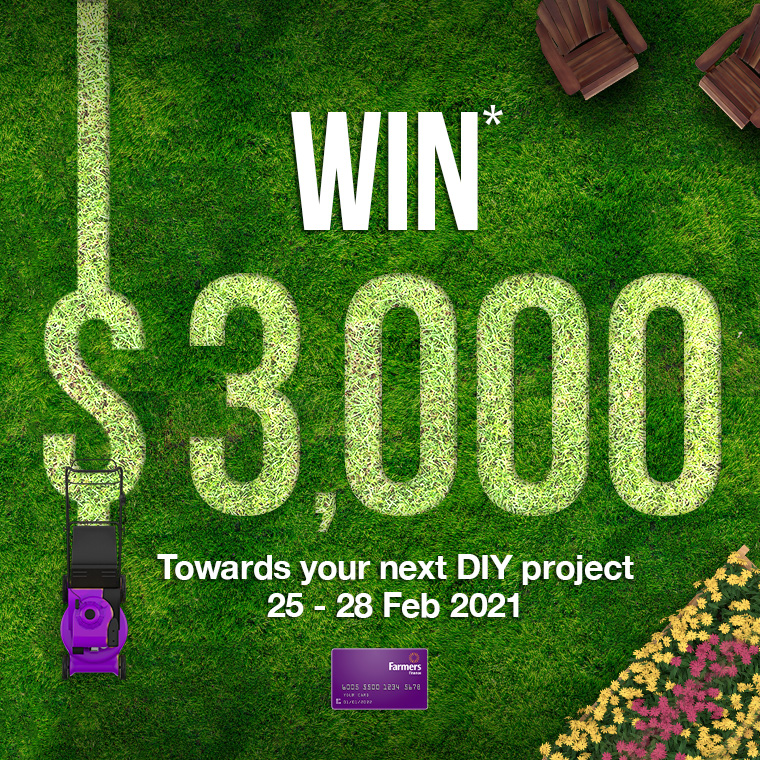 Win a massive $3,000 towards your next home or DIY project 