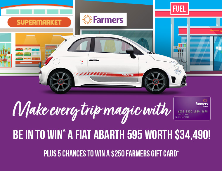 WIN^ a FIAT Abarth 595! WIN^ a FIAT Abarth 595!