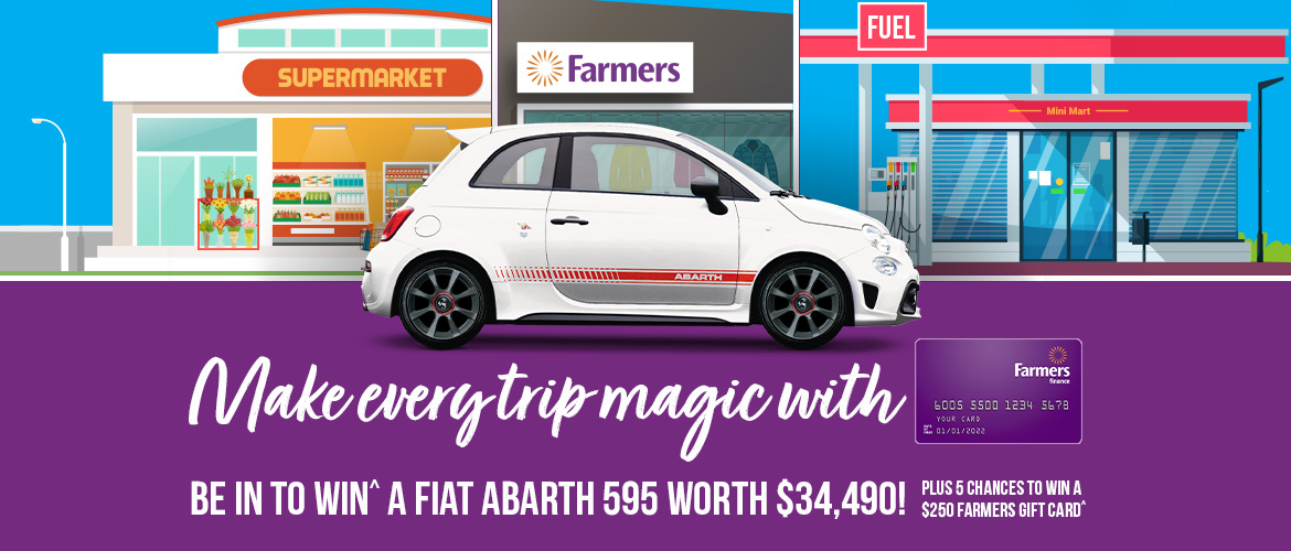 WIN^ a FIAT Abarth 595! WIN^ a FIAT Abarth 595!