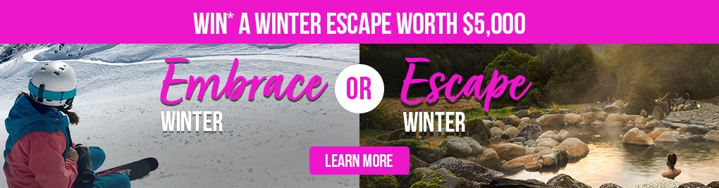 Win* a winter escape worth $5,000