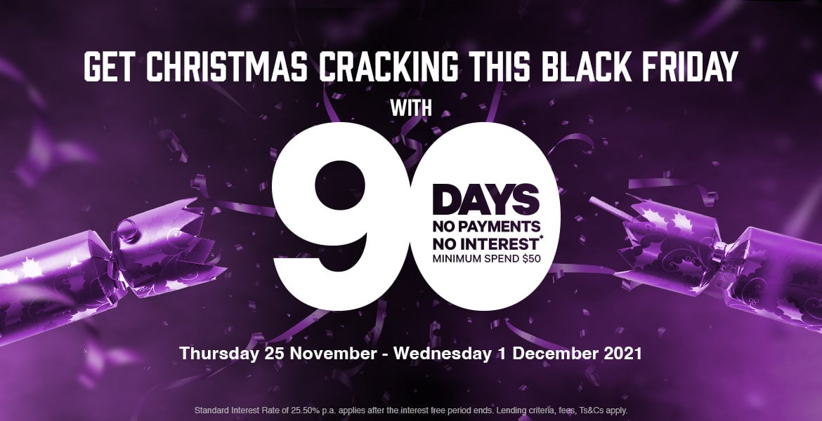 Black Friday 90 days no payments no interest