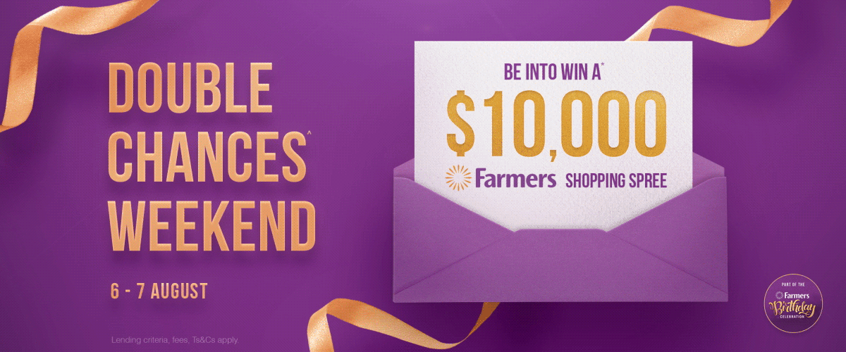 Double^ chances of winning $10,000* this weekend Double^ chances of winning $10,000* this weekend