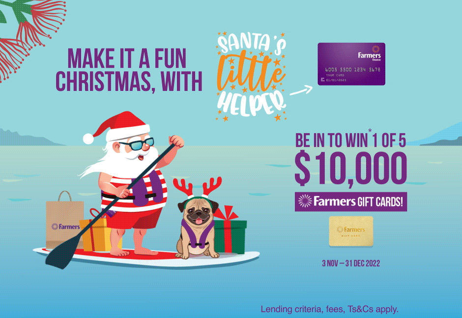 Be into WIN* 1 of 5 10,000 Farmers Gift Cards! Farmers Finance Card