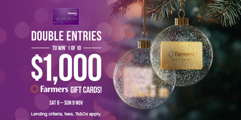 Double entries to win* this weekend