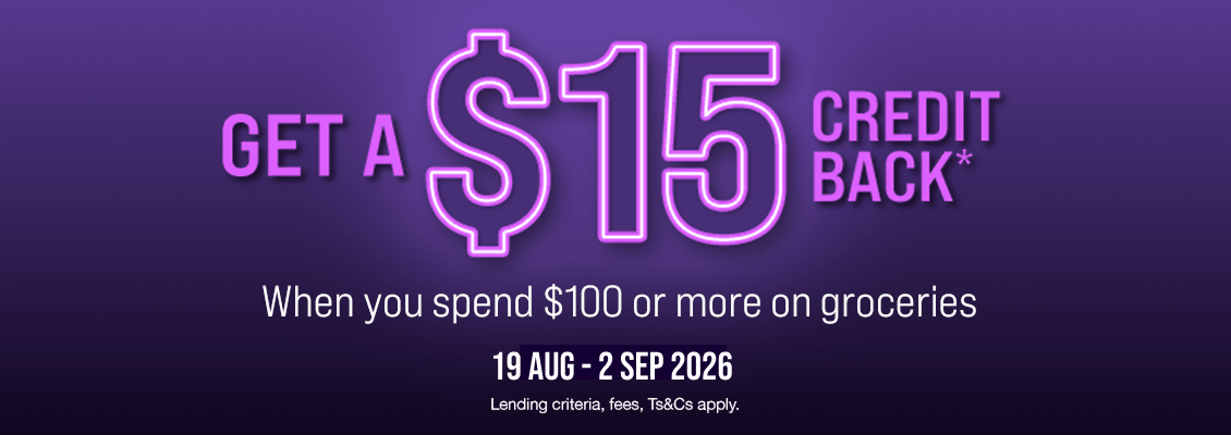 Get a $15 Credit back*