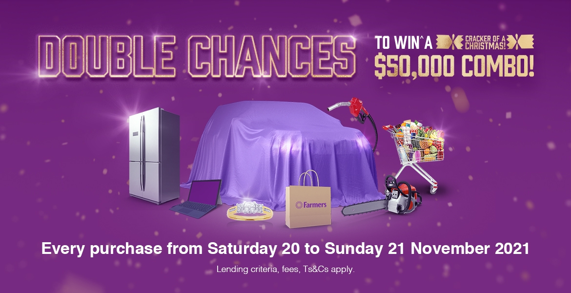 Double Chances to win a $50,000 combo!