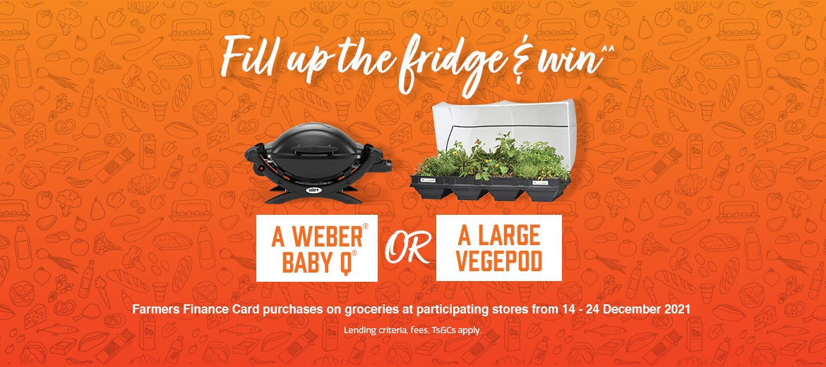 win# either a Weber® Baby Q® or a large VegePod